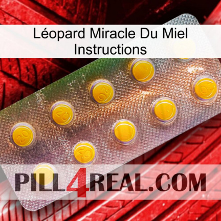 Léopard Miracle Du Miel Instructions new11